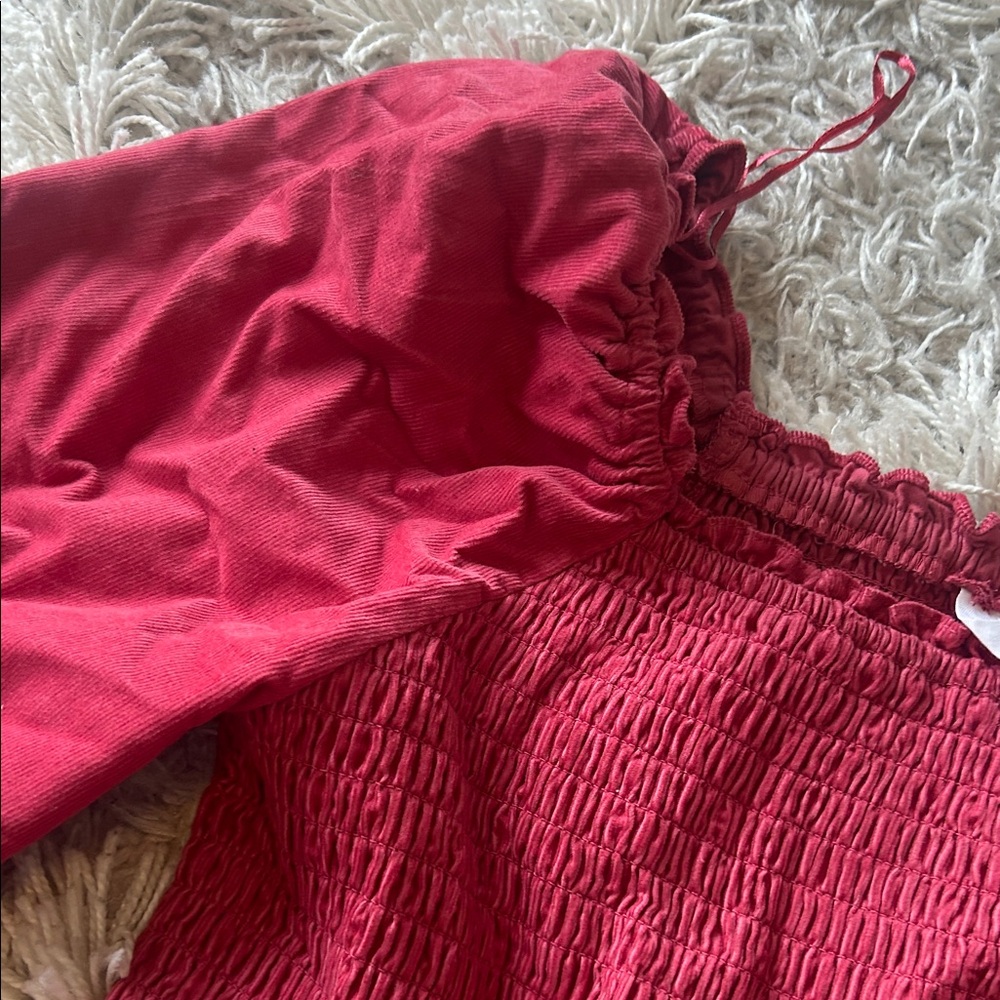 Time and Tru Burgundy Casual Dress - Picture 3 of 6